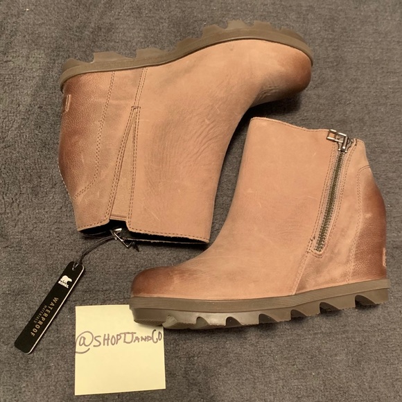 joan of arc wedge bootie